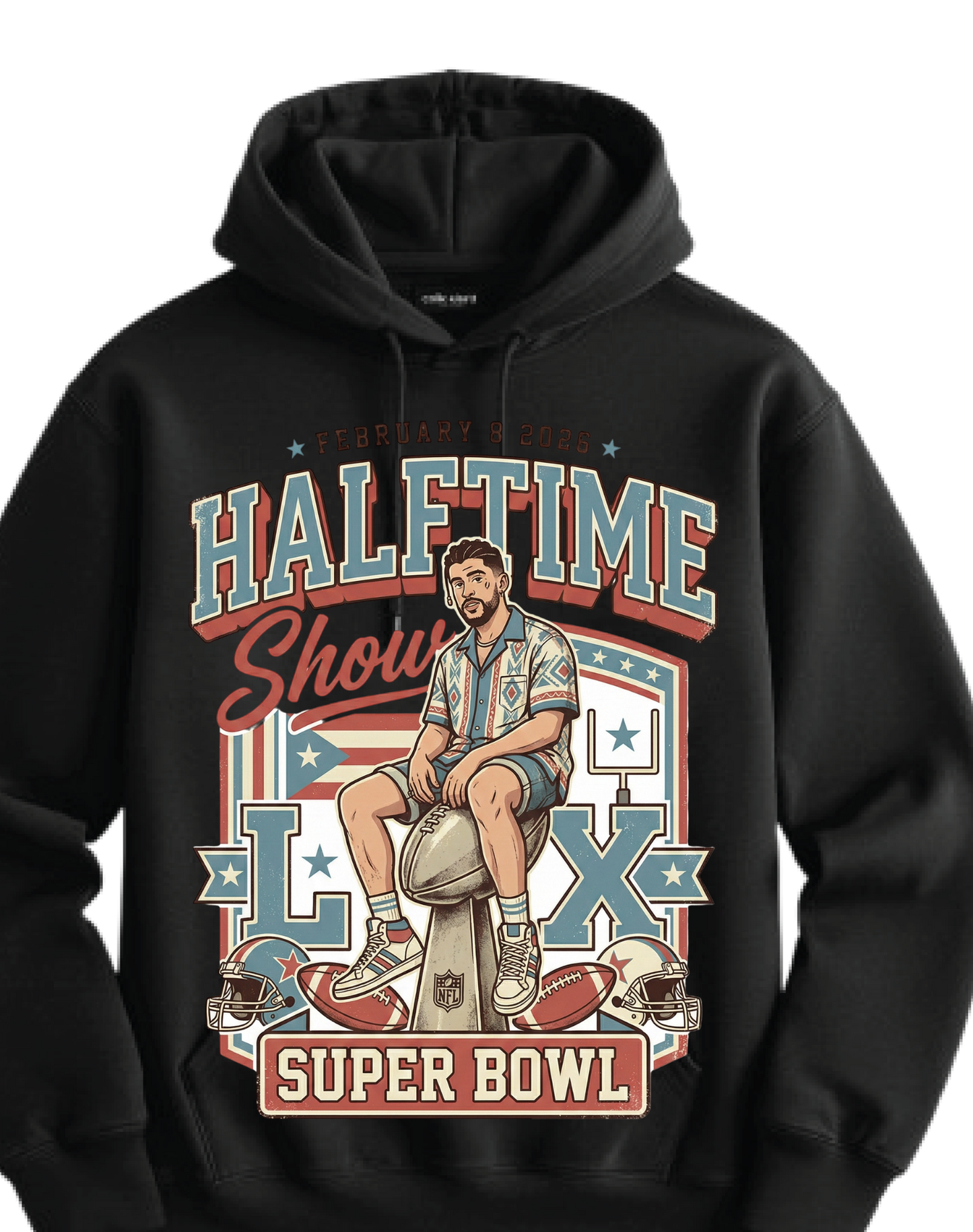 HALFTIME SHOW - DTF Heat Transfer - FootBall Inspired Design