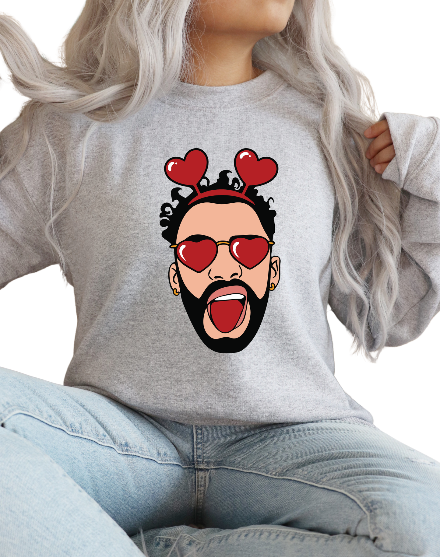 BAD BUNNY VALENTINE - DTF transfer