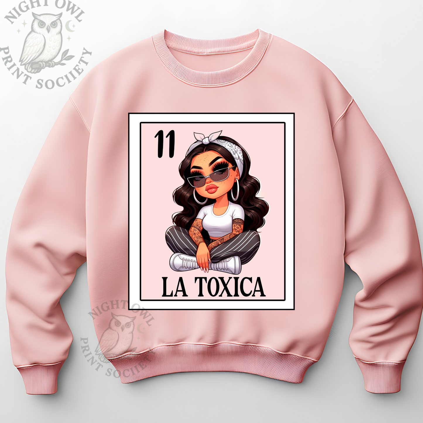 La Toxica - Loteria Style DTF Print - Ready To Press