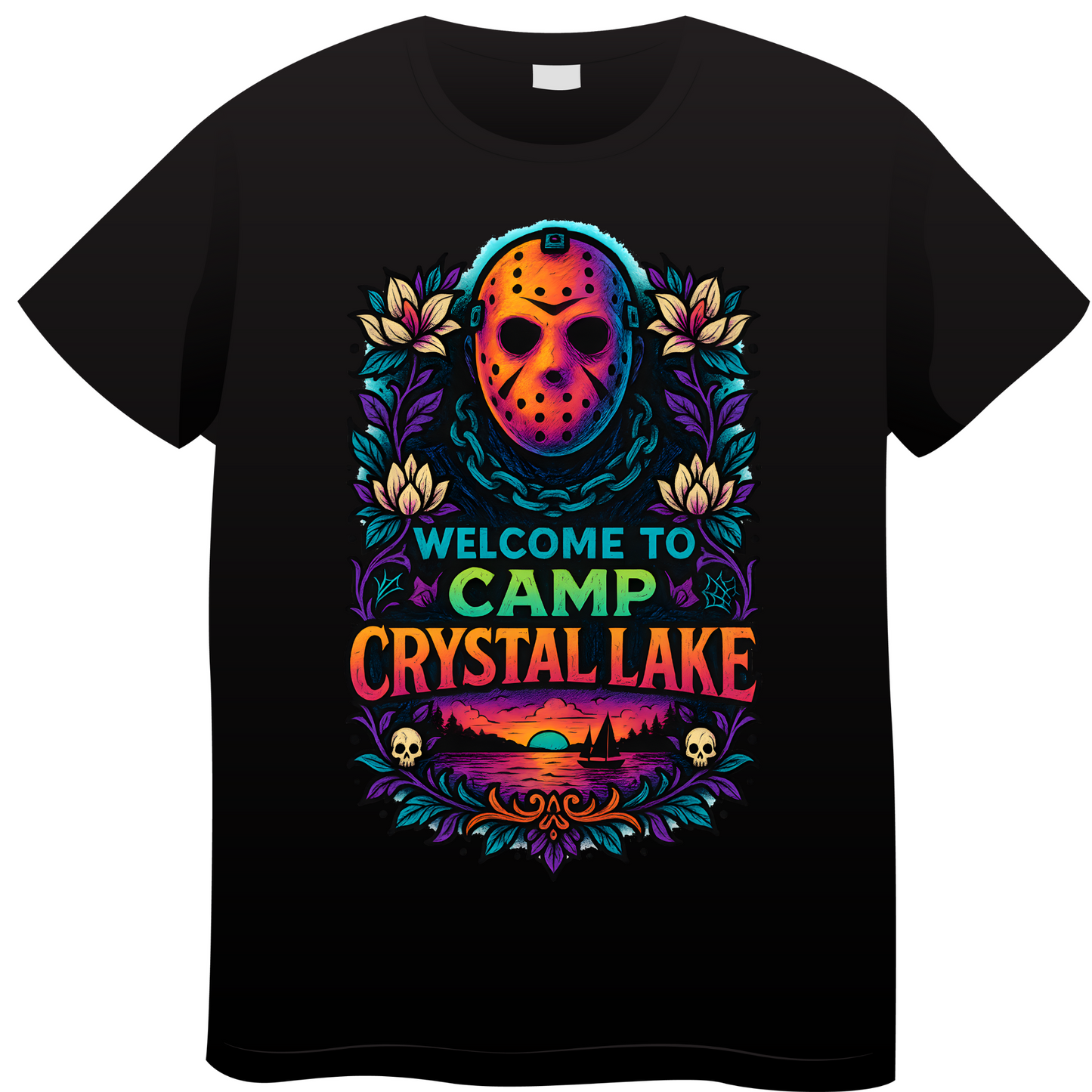 Welcome to Camp Crystal Lake -Horror DTF Print