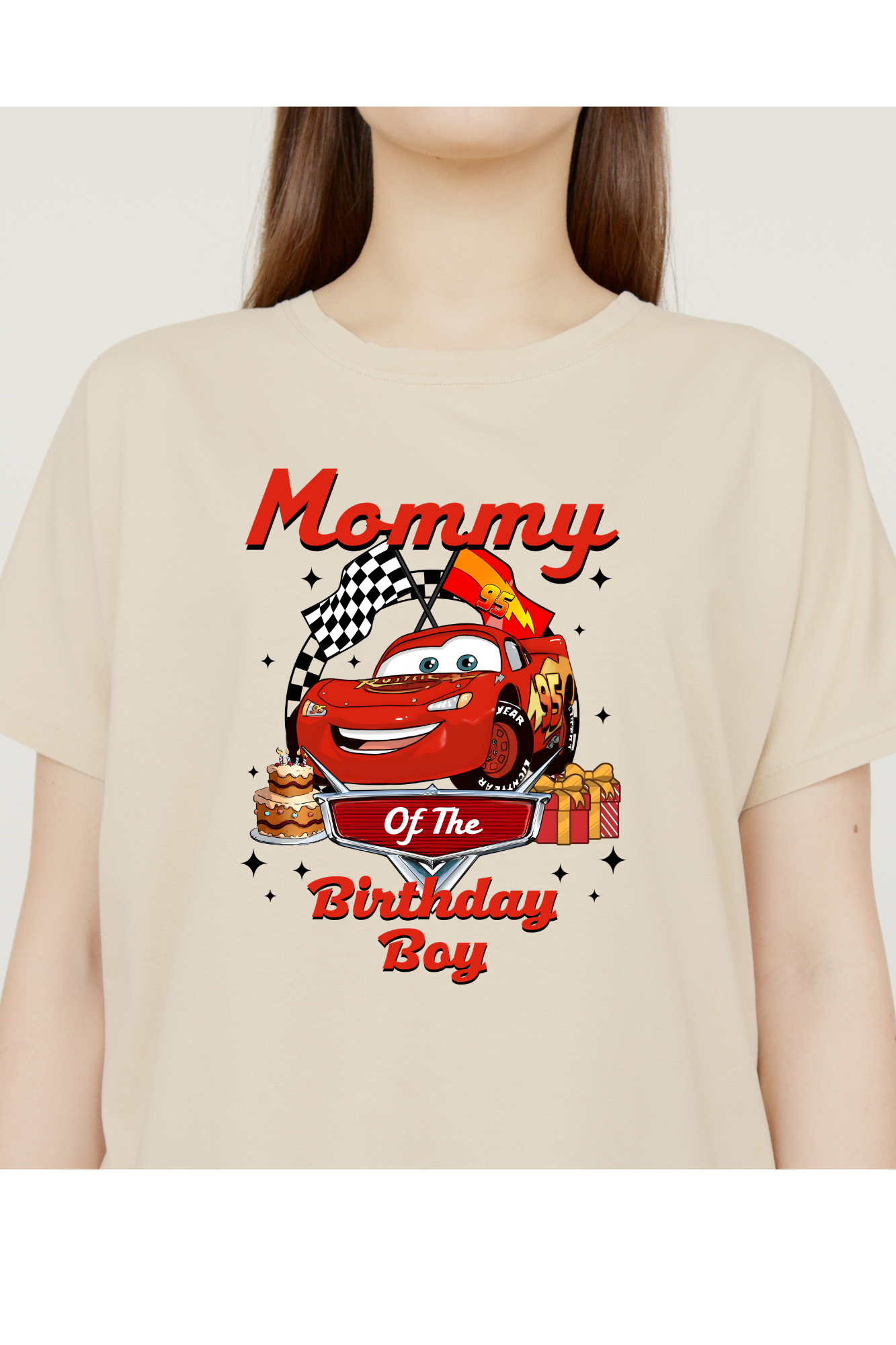 Mommy of the Birthday Boy Shirt | Race Car Birthday Shirt | Lightning Race Birthday Tee (Copy)