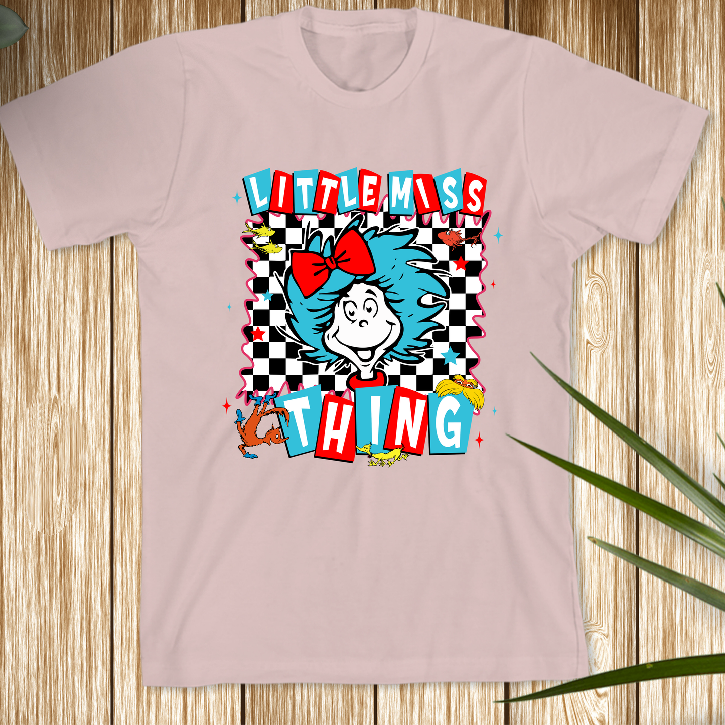 Little Miss Thing Inspired Tee | Read Across America Shirt | Dr. Seuss Week Graphic Tee