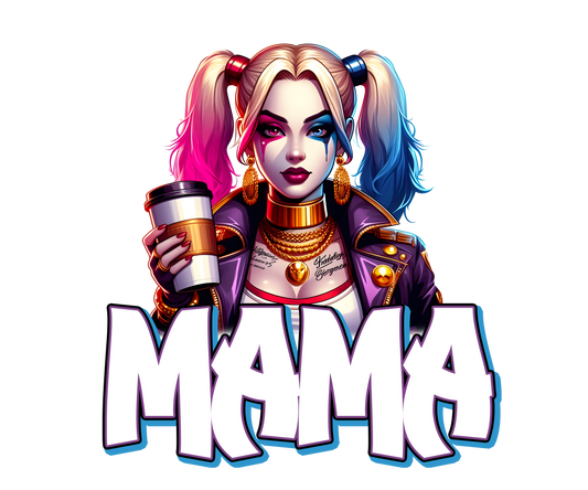 Badass Mama🖤DTF Transfer - Ready To Press