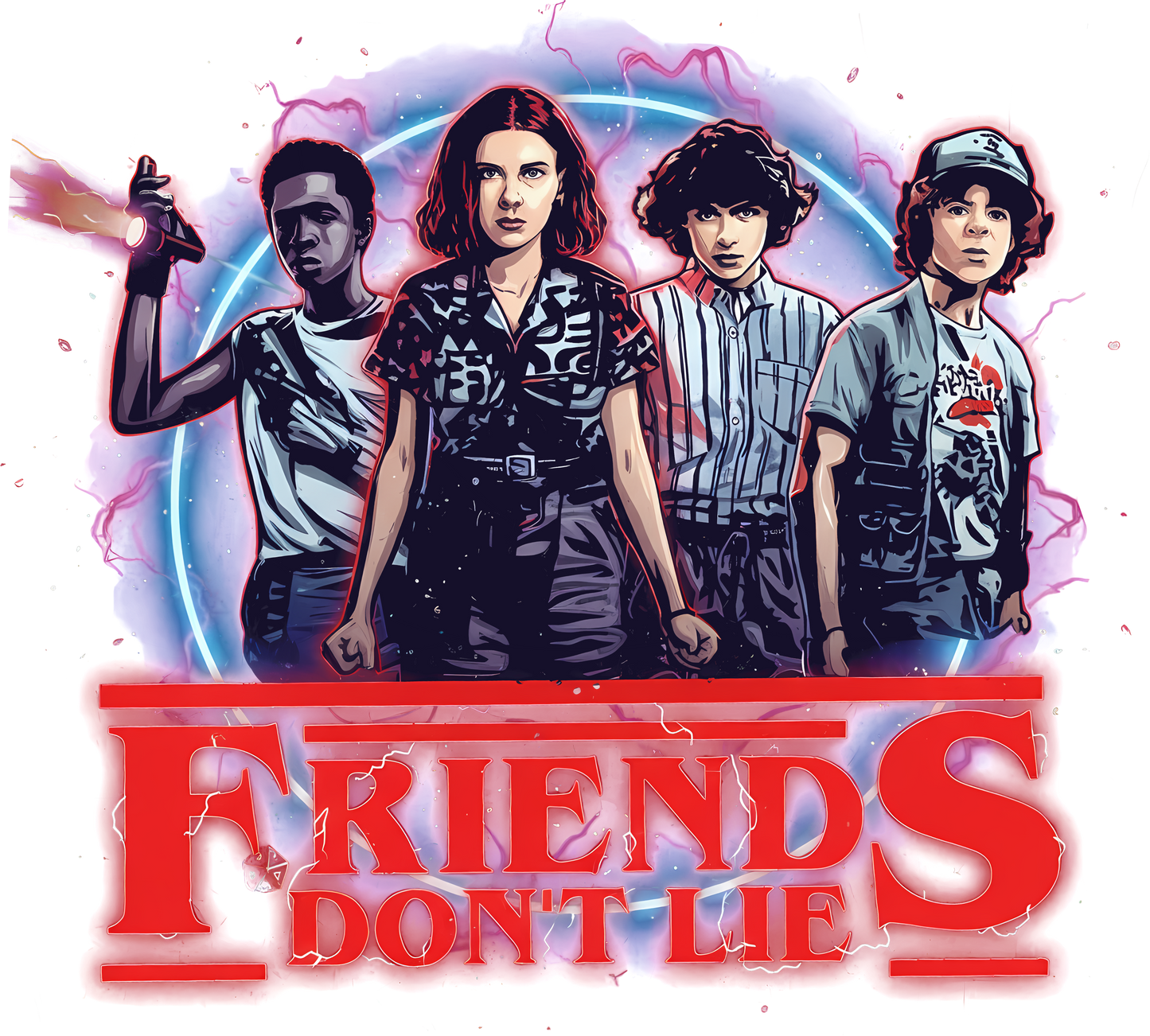 Friends Don't Lie - DTF transfer (Copy)