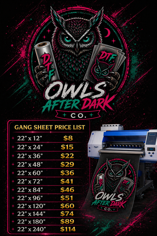 DTF GANG SHEET - BUILD YOUR OWN LAYOUT