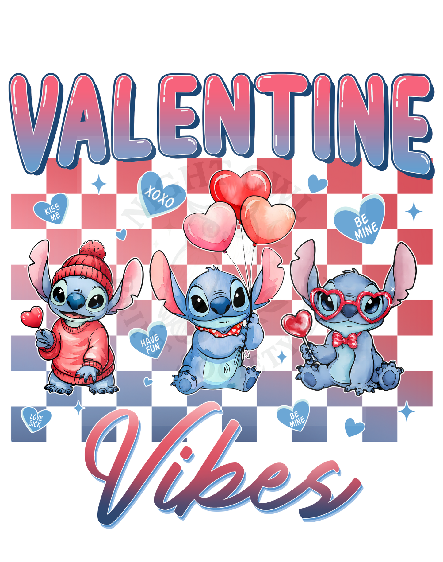 ALIEN VALENTINE VIBES - DTF transfer