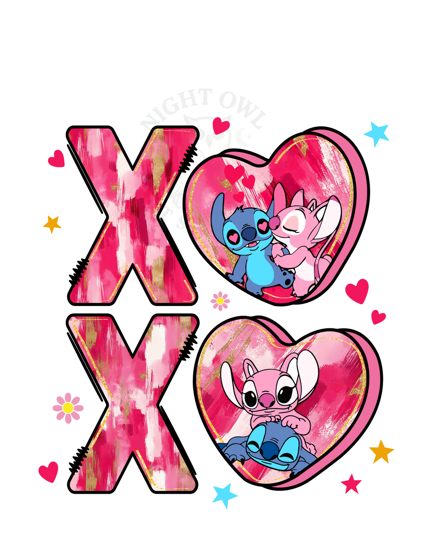CUTE ALIEN XOXO - DTF transfer