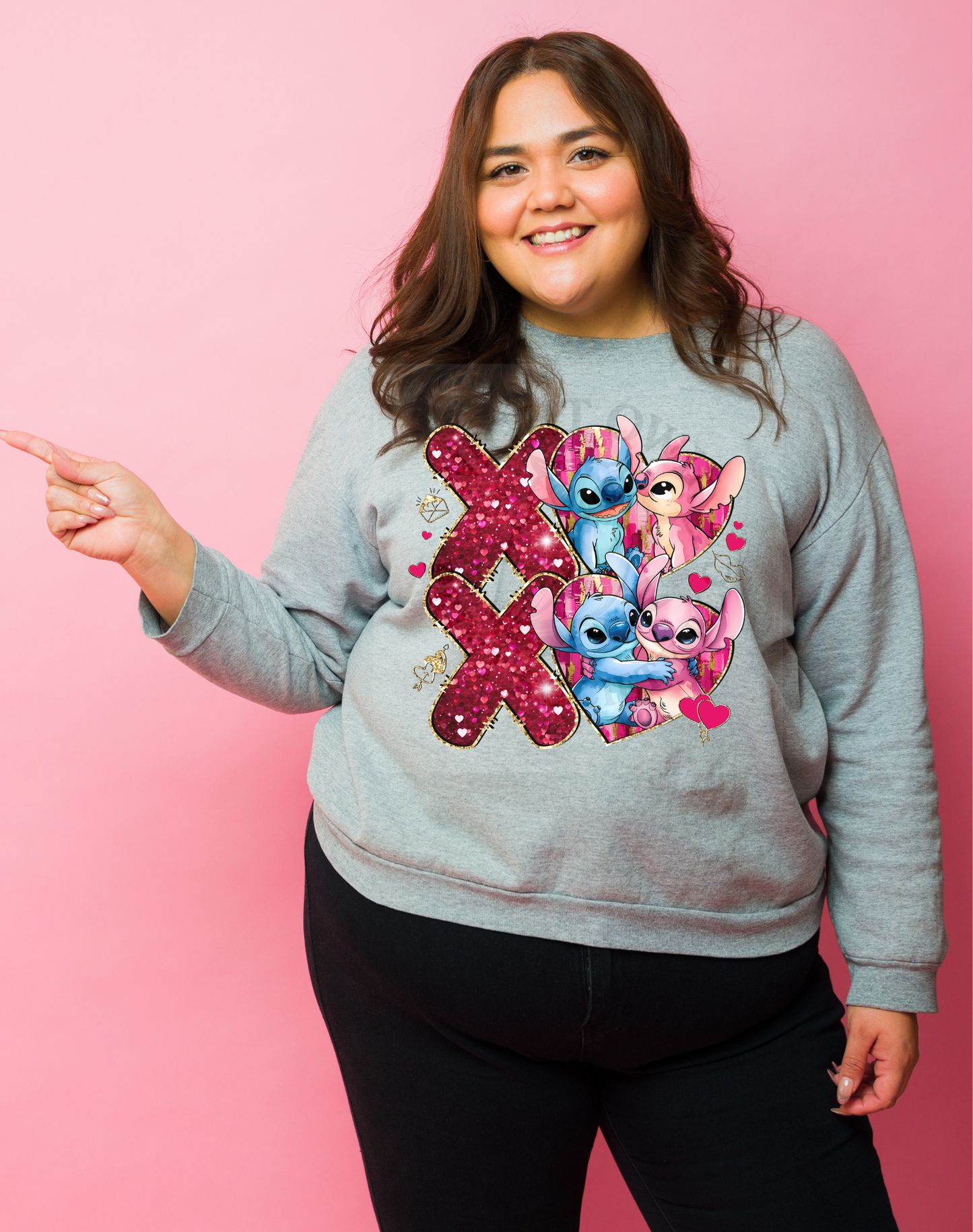XOXO SPARKLE LOVE - DTF transfer