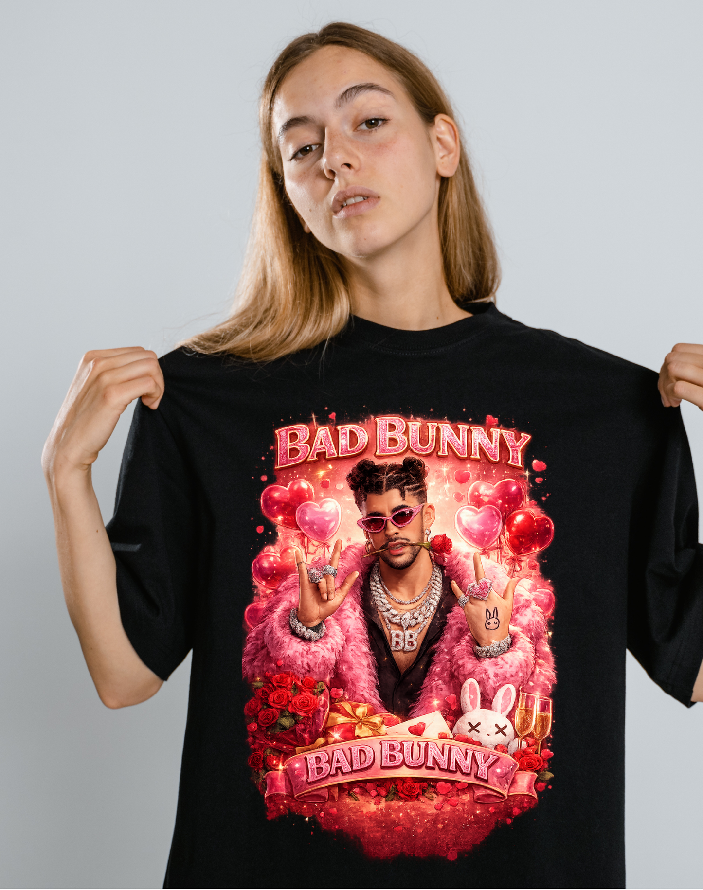 Bad Bunny  -DTF transfer