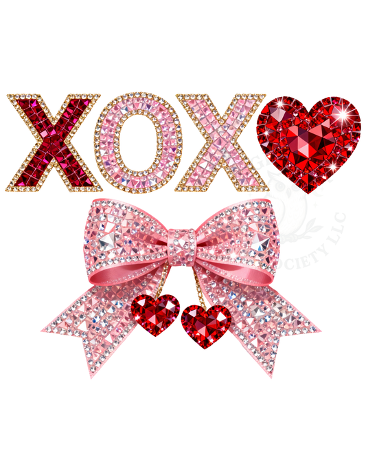 XOXO - DTF transfer