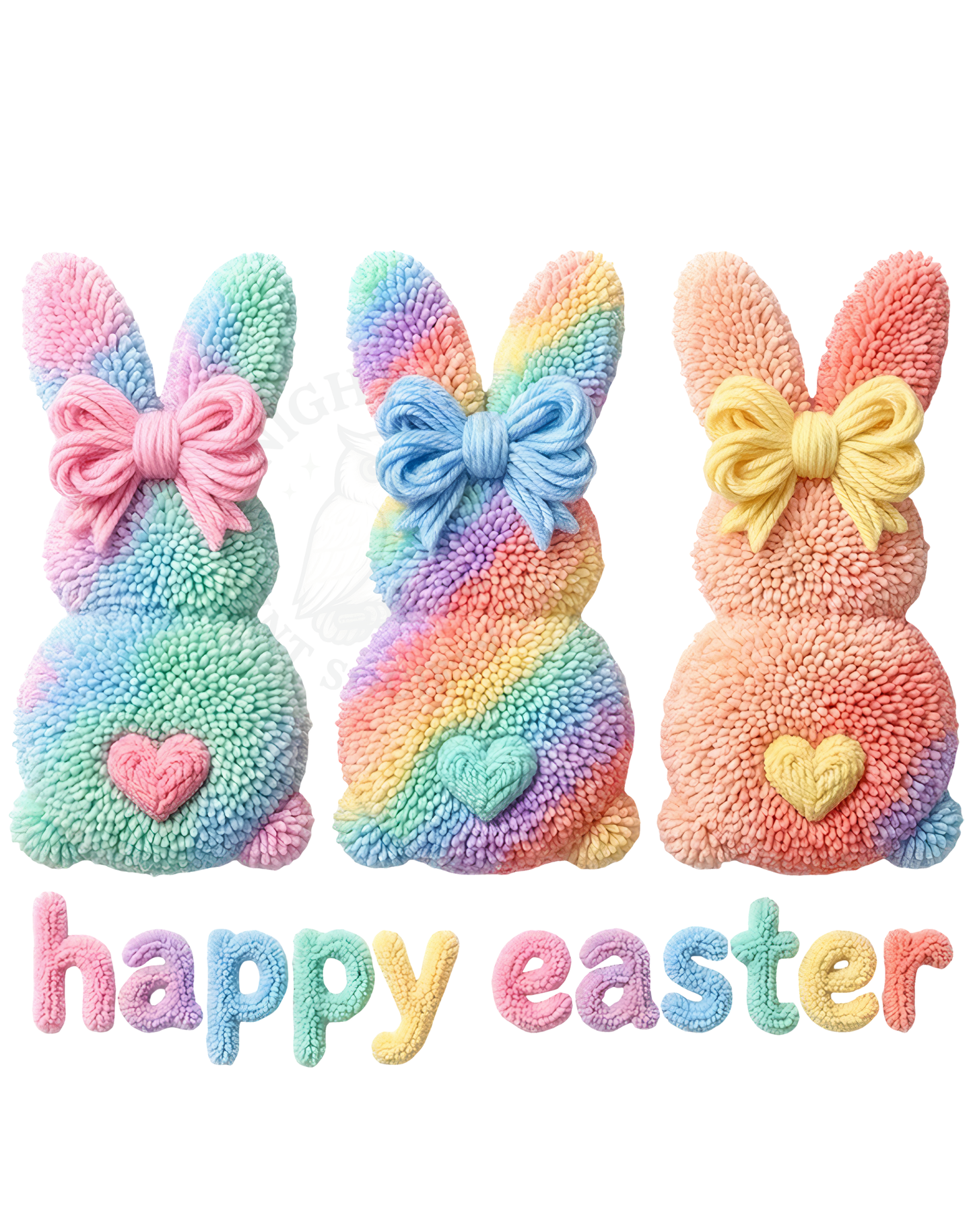 RAINBOW BUNNY - DTF transfer