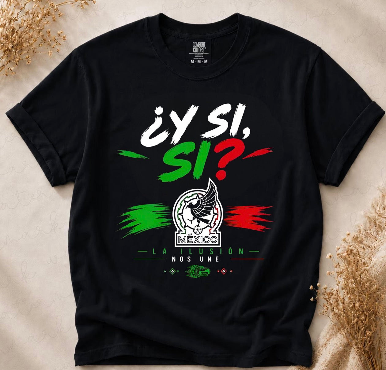 ¿Y Si, Sí? Mexico Soccer Fan T-Shirt | La Ilusión Nos Une | Futbol Graphic Tee | Mexican Football Supporter Shirt