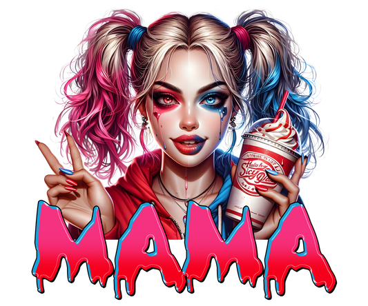 Badass Mama🖤DTF Transfer - Ready To Press