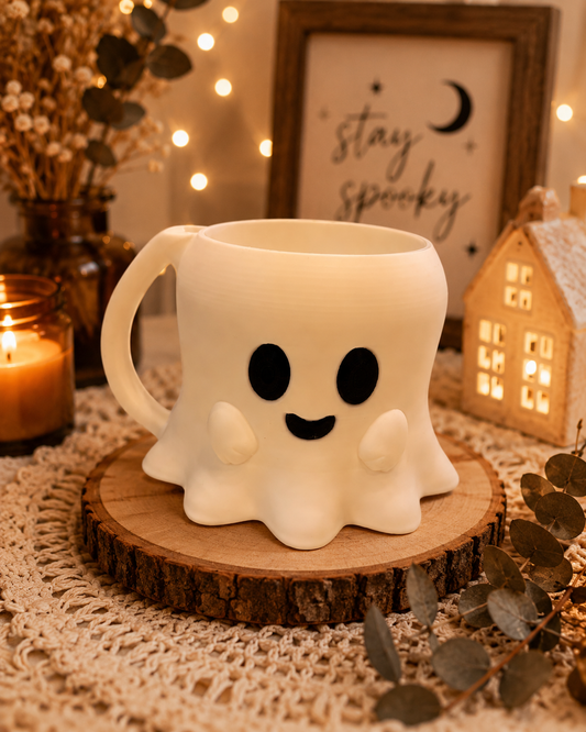👻 Ghost Ice Cream Pint Holder Mug