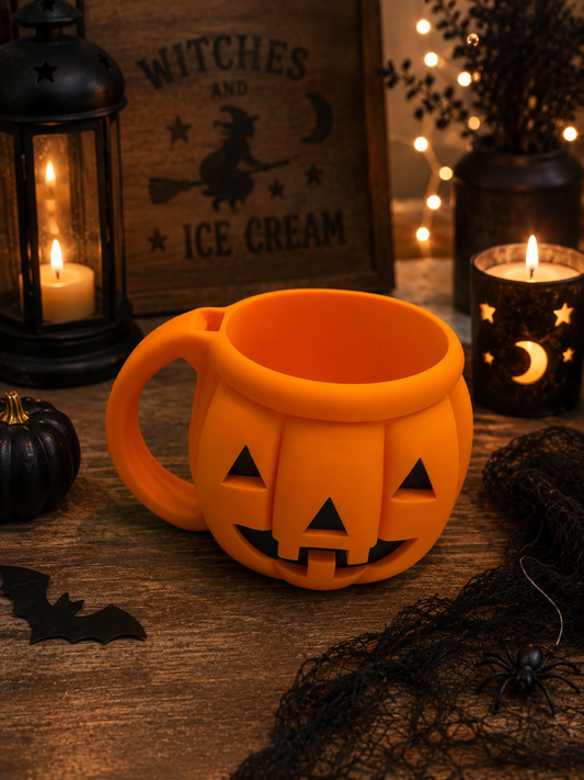 🎃 Jack-O’-Lantern Ice Cream Pint Holder