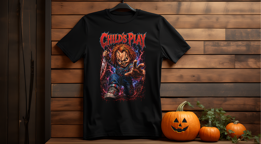 Child’s Play Chucky Vintage Horror Graphic T-Shirt | Retro Slasher Halloween Unisex Tee