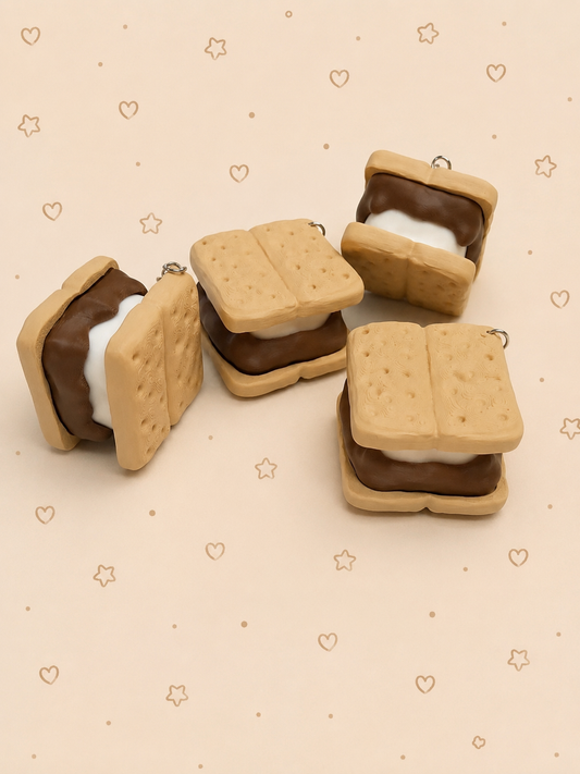 S’mores Keychain Fidget | Cute Sensory Keychain