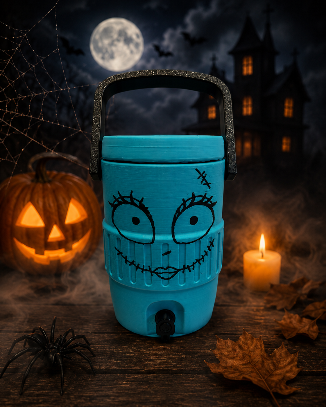 Sally Inspired Halloween 12oz Can Holder with Handle