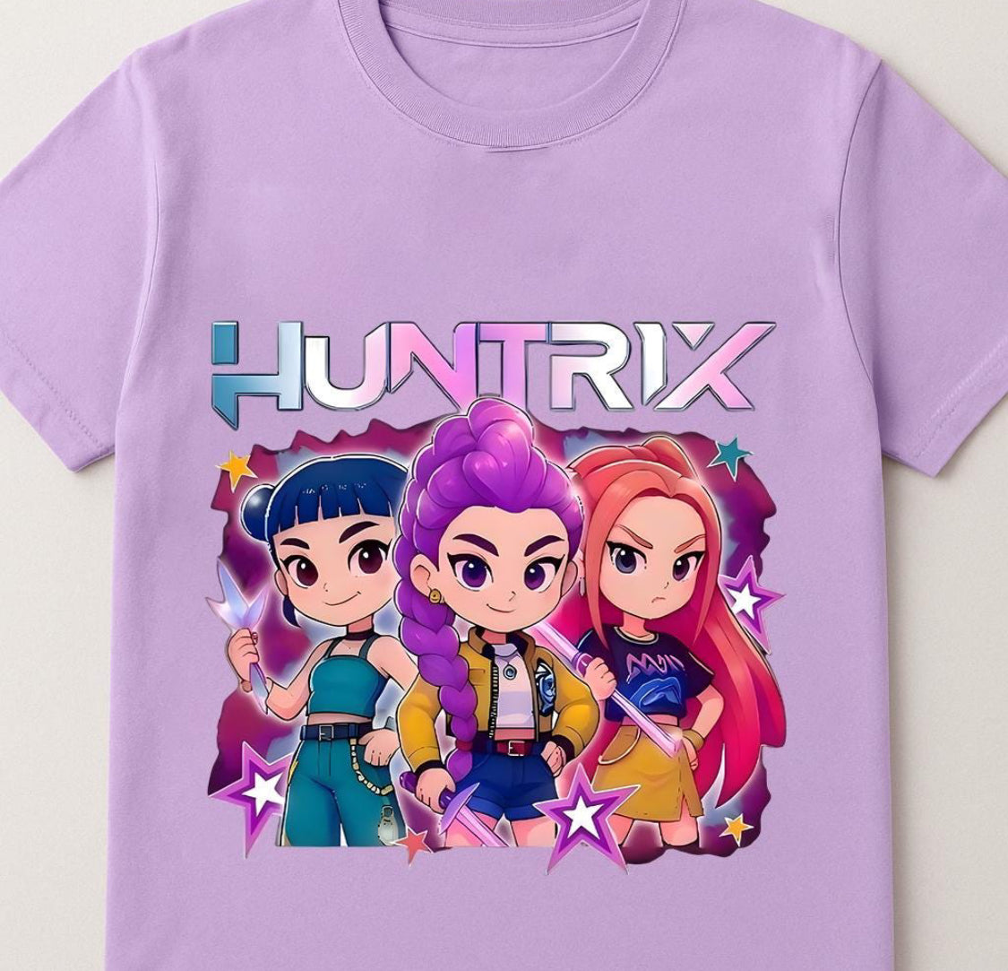 Huntrix Girl Squad - Cute Cartoon DTF Transfer