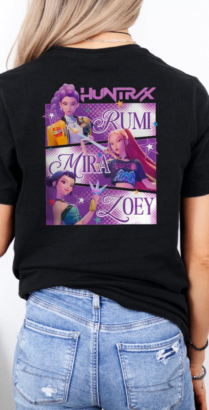 Huntrix Character Trio - Rumi, Mira & Zofy DTF Transfer