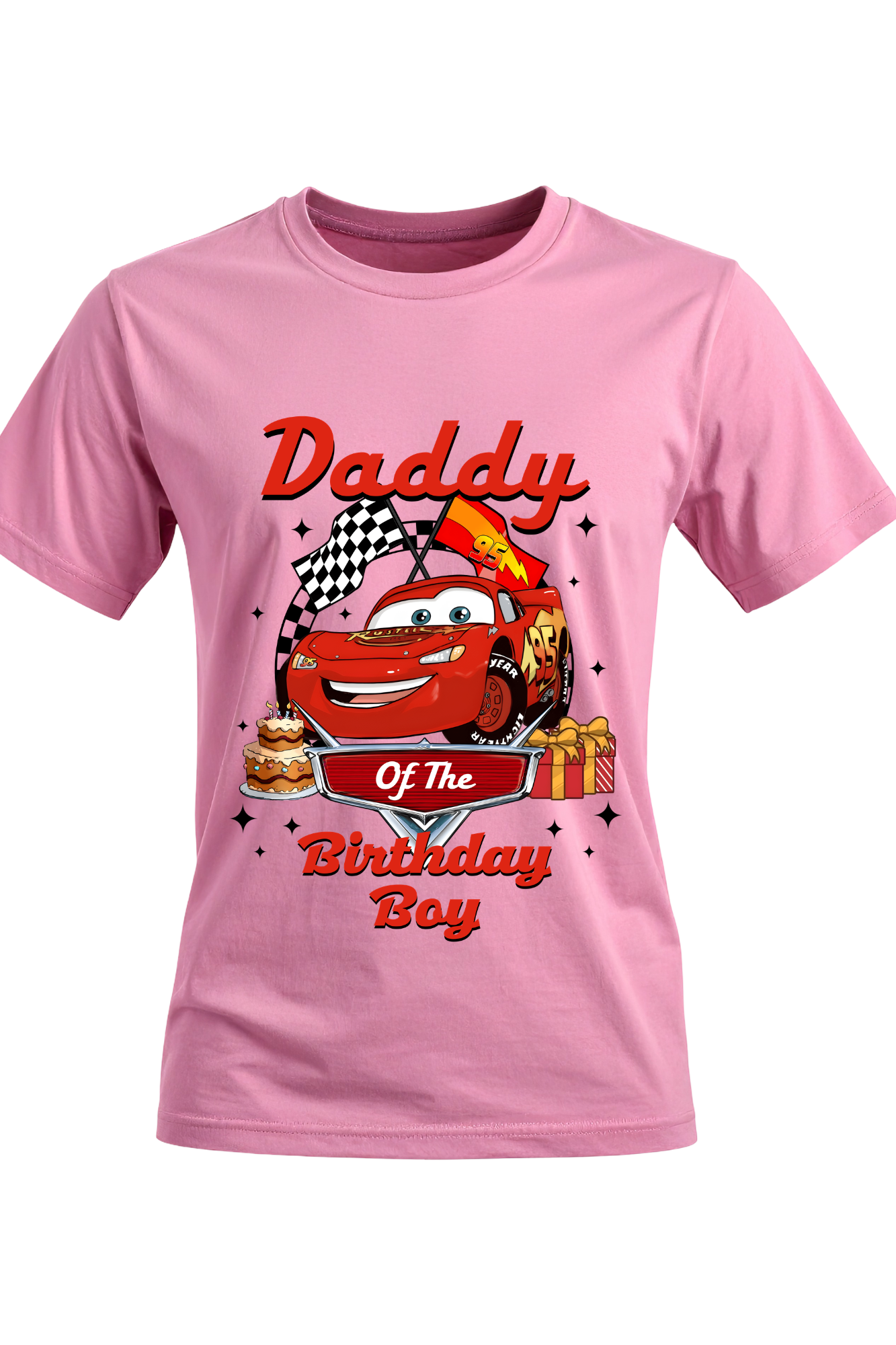 Daddy of the Birthday Boy Shirt | Race Car Birthday Shirt | Lightning Race Birthday Tee (Copy) (Copy)