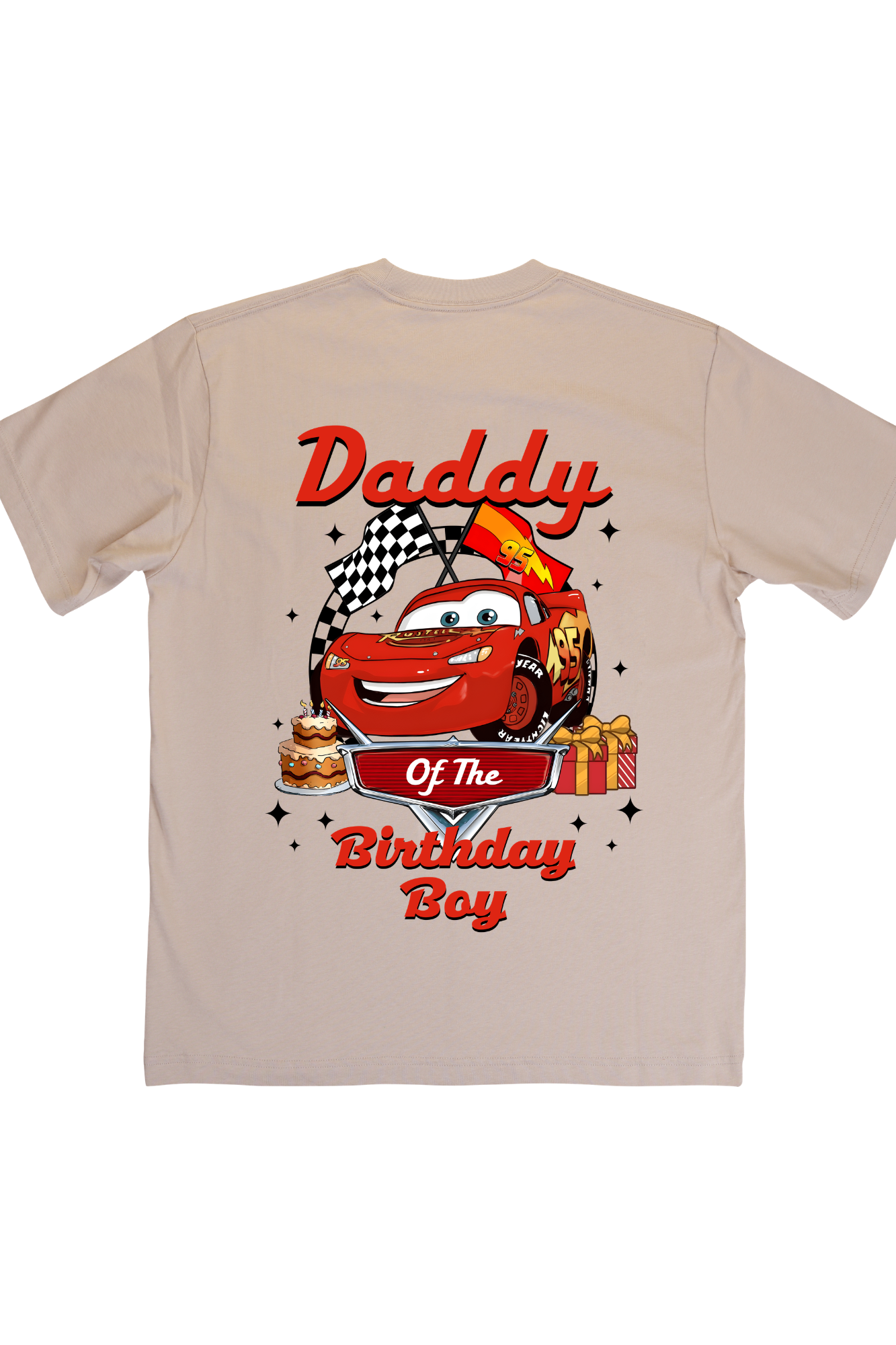 Daddy of the Birthday Boy Shirt | Race Car Birthday Shirt | Lightning Race Birthday Tee (Copy) (Copy)