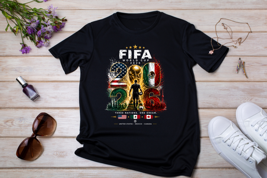 FIFA World Cup 2026 Three Nations One Dream T-shirt