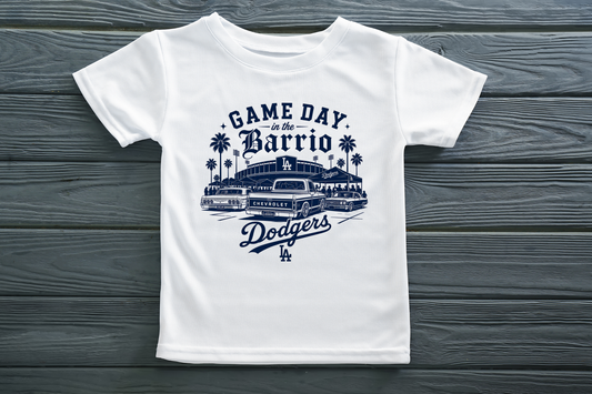 Game Day In The Barrio Dodgers Tee
