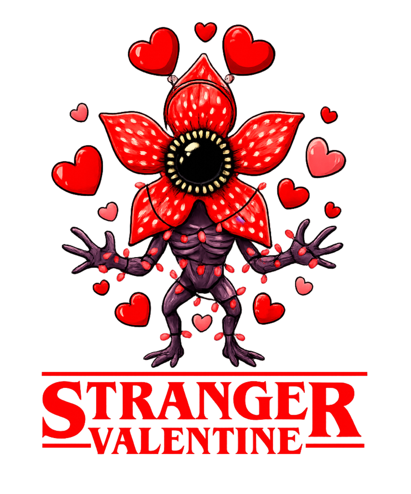 Stranger Valentine -DTF transfer