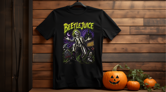 BeetleJuice Vintage Horror Graphic T-shirt