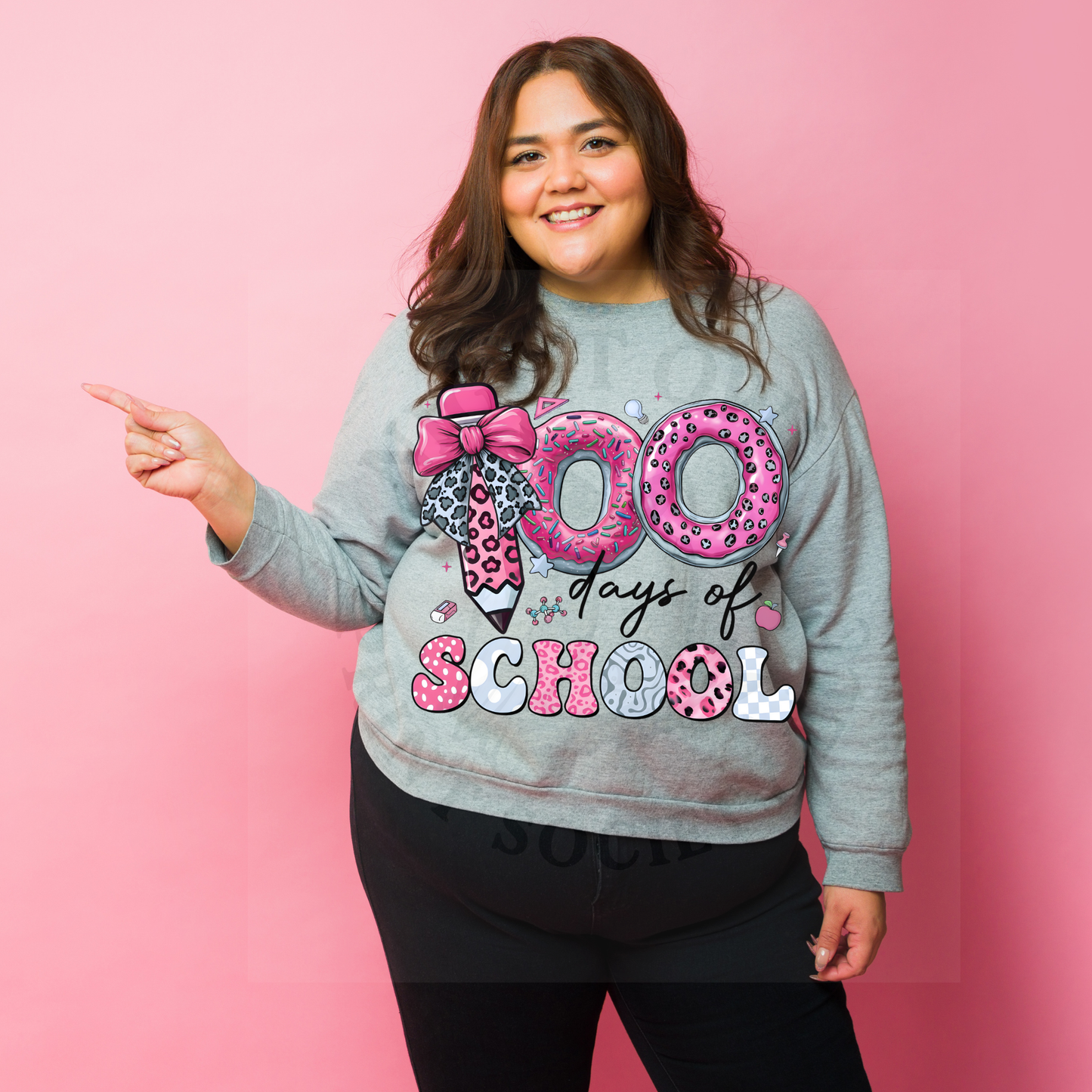 100 Days Of School Sweet Cheetah print - DTF Transfer