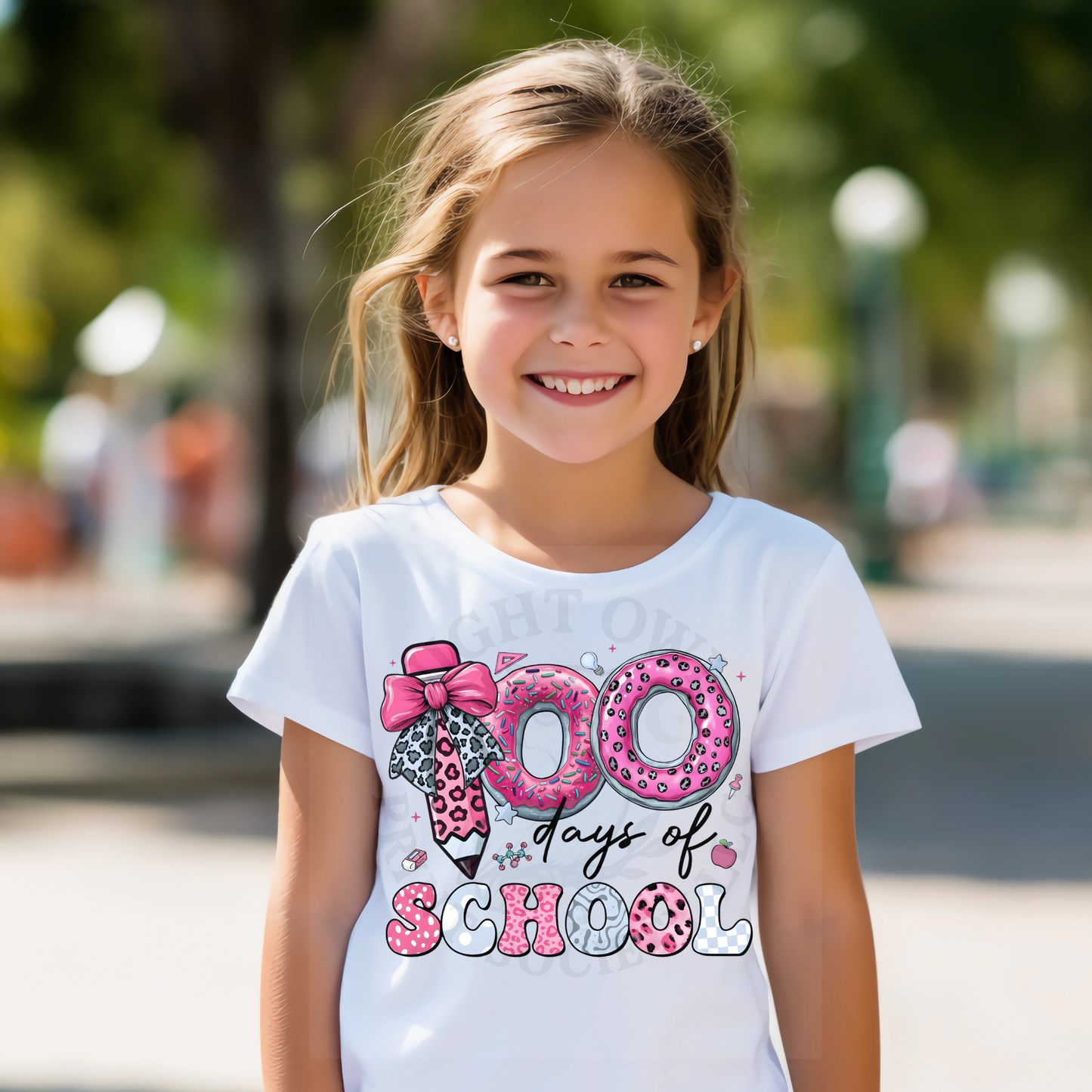 100 Days Of School Sweet Cheetah print - DTF Transfer