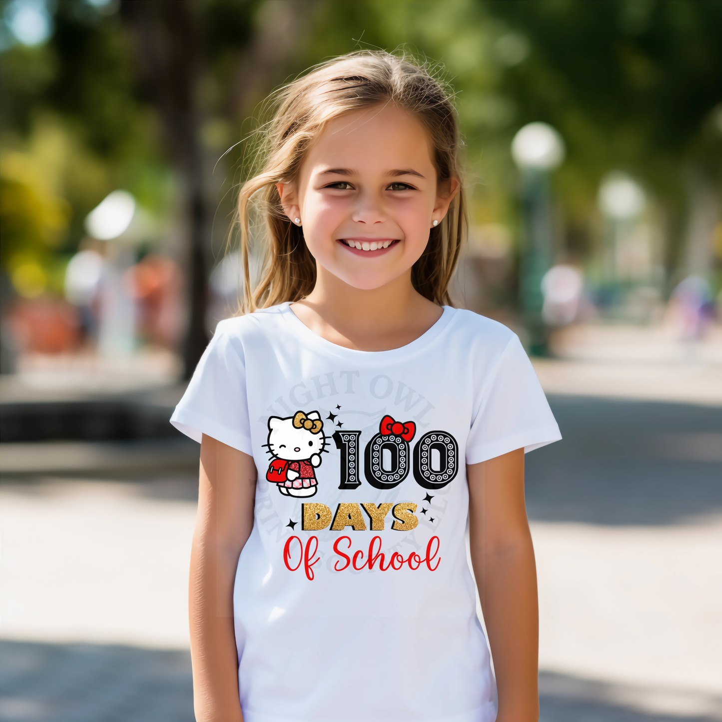 100 Days Of School Cat Theme - DTF Transfer