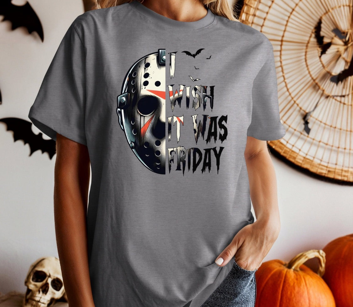 Jason Voorhees DTF Transfer - I Wish it Was Friday"