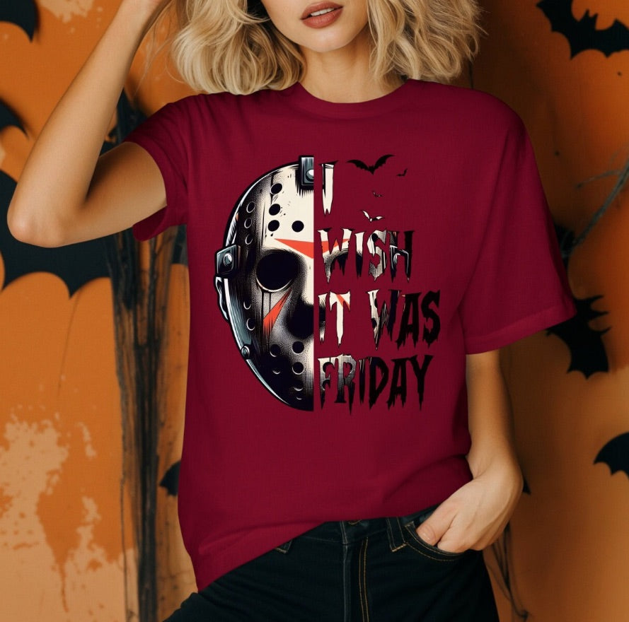 Jason Voorhees DTF Transfer - I Wish it Was Friday"