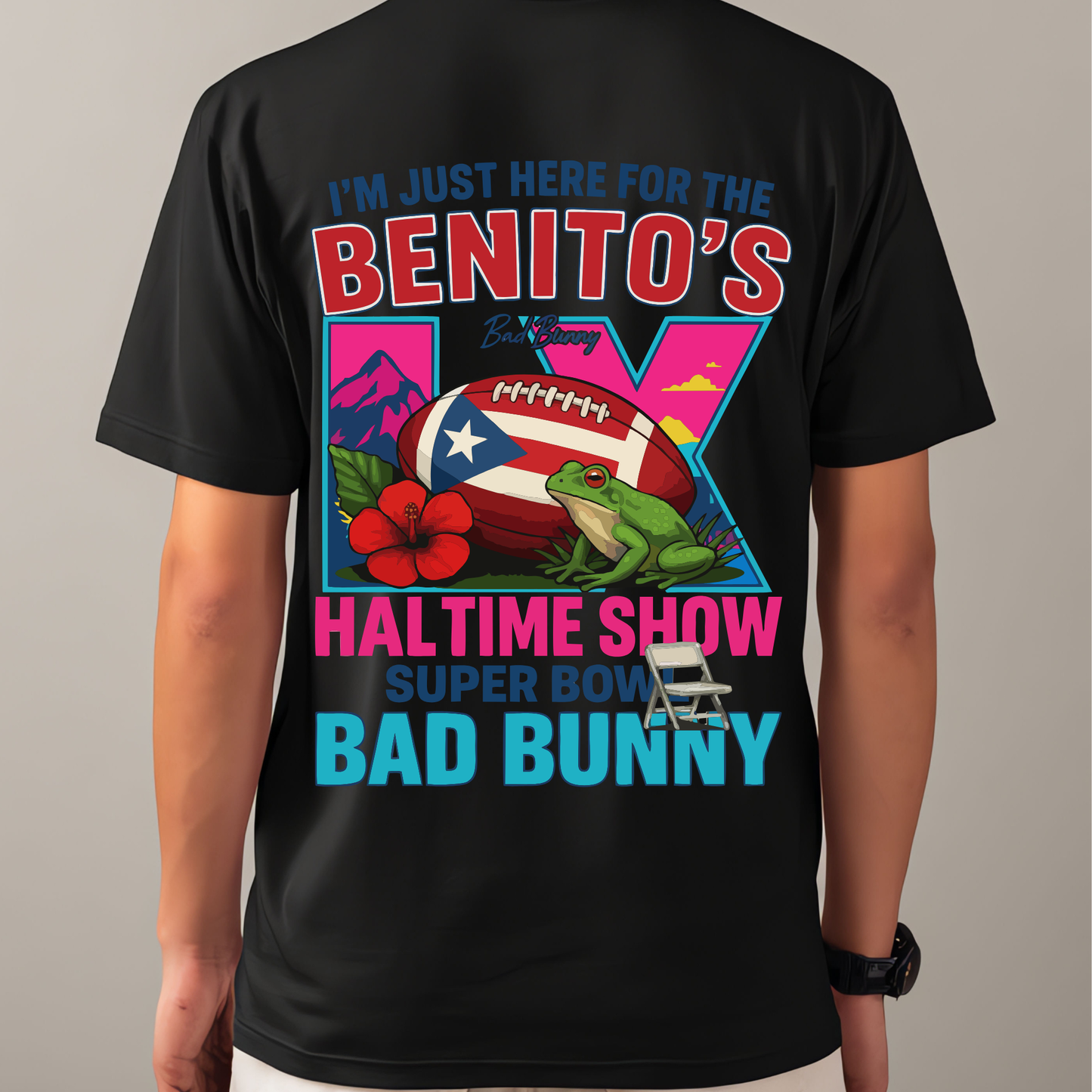 Benito's Show  DTF Heat Transfer - FootBall Inspired Design
